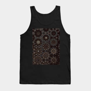 Black and White Fireworks Pattern - WelshDesignsTP002 Tank Top